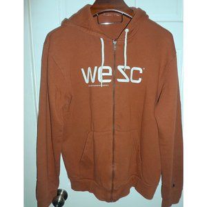 WESC men's full size zipper Hoodie XL/L
